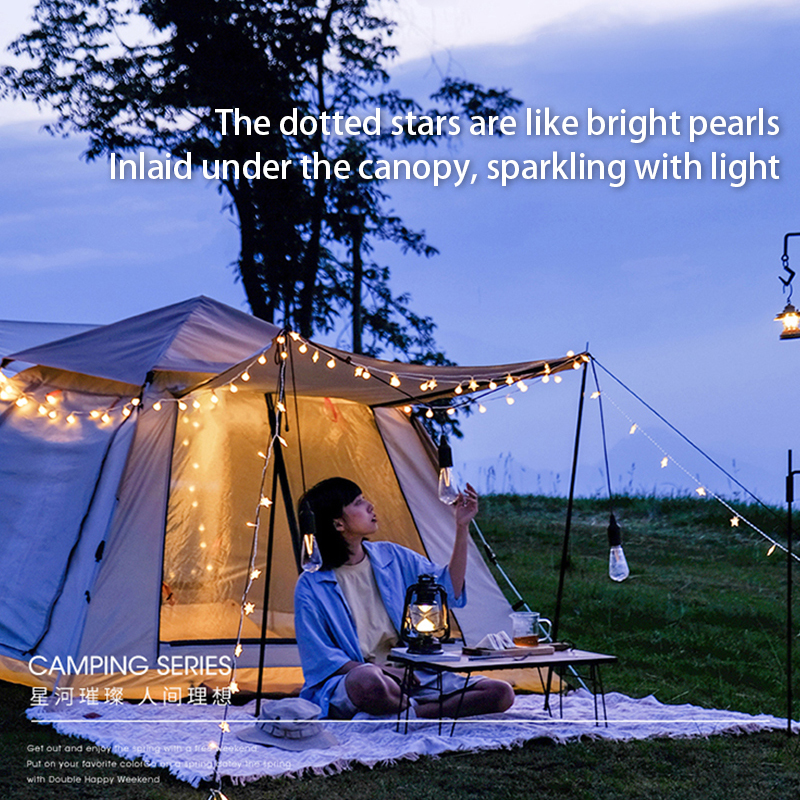 HCP179  太阳能乳白球灯串